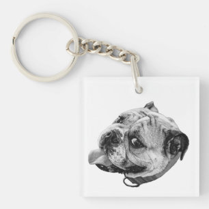 Porte-clés Jeton d'animal de compagnie naturel