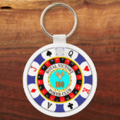 Porte-clés Jetons de poker (Recto)