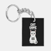 Porte-clés Jeu de chat Ne regardez pas le chat trop drôle (Devant gauche)