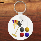 Porte-clés jeu de croquet (Recto)