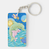 Porte-clés Jeu de dauphins (Dos)
