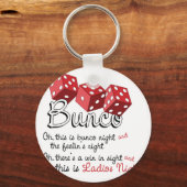 Porte-clés Jeu de dés Bunco (Recto)