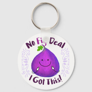 Porte-clés Jeu de Fig Positif - Pas de Fig Deal J'ai obtenu c
