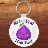 Porte-clés Jeu de Fig Positif - Pas de Fig Deal J'ai obtenu c (Recto)