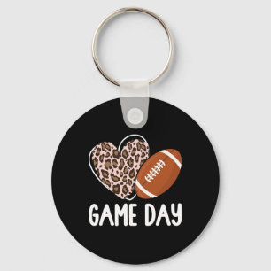 Porte-clés Jeu de football Jour femmes Leopard Cheetah Jeu Jo