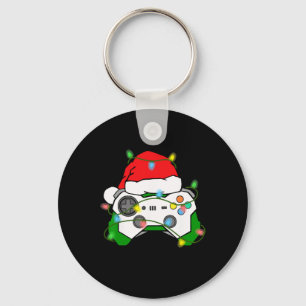 Porte-clés Jeu de Noël Jeu de Noël Santa Hat jeu vidéo Contra