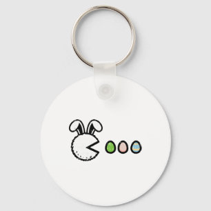 Porte-clés Jeu de Pâques Bunny Manger Oeufs Vidéo Jeu garçons