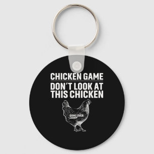 Porte-clés Jeu de poulet d'art de poulet
