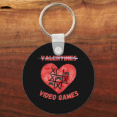 Porte-clés Jeu de Tic Tac Toe pour la Saint-Valentin Vidéo dr (Recto)