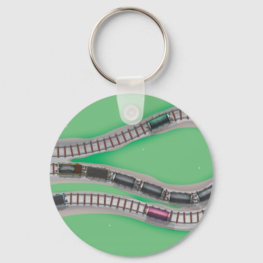Porte-clés Jeu de trains (Recto)