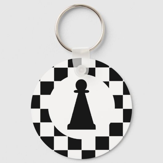 Porte-clés Jeu d'échecs - Porte - clé - Fête d'échecs (Recto)