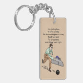 Porte-clés Jeu des lanceurs 300, texte entièrement (Devant gauche)