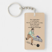 Porte-clés Jeu des lanceurs 300, texte entièrement (Devant)