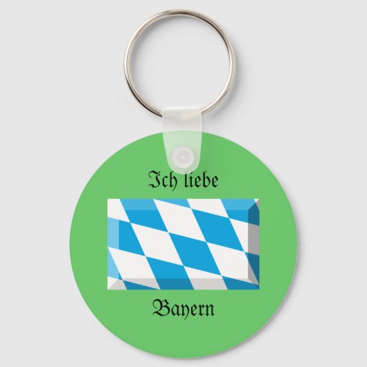 Porte-clés Jeu Drapeau Bayern (Recto)