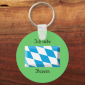 Porte-clés Jeu Drapeau Bayern (Recto)