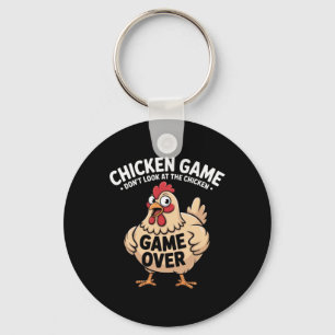 Porte-clés Jeu du poulet Ne regardez pas le poulet Drôle de p