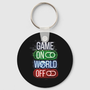 Porte-clés Jeu Gamer Sur World Off Pour Les Garçons Et Les Ho