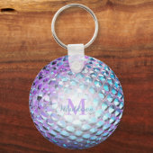 Porte-clés Jeu pourpre et bleu, cherchez-la (Recto)