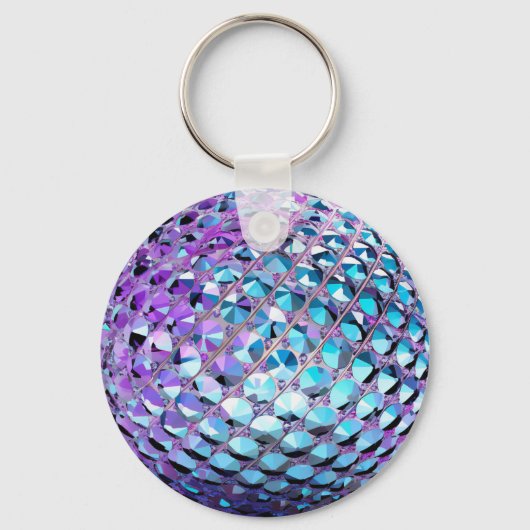 Porte-clés Jeu pourpre et bleu, cherchez-la (Verso)