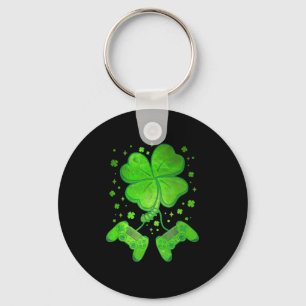 Porte-clés Jeu Shamrock Jour de la Saint Patrick Gamer Boys H