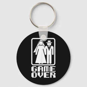Porte-clés Jeu sur la chemise drôle Mariage marié Groom Gamer