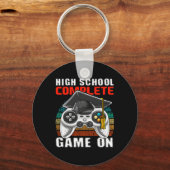 Porte-clés Jeu Vidéo Complet de l'école Cadeau Graduation Sen (Recto)
