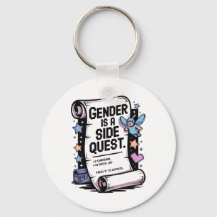 Porte-clés Jeu vidéo Non-binary Gamer Gender Is A Side Quest