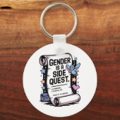 Porte-clés Jeu vidéo Non-binary Gamer Gender Is A Side Quest (Recto)