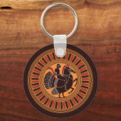 Porte-clés Jeune À L'Épreuve D'Une Hippalétrion Mythique (Recto)