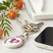 Porte-clés Jeune couple marié (Côté )