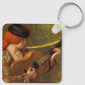 Porte-clés Jeune Espagnole avec guitare par Pierre Renoir (Dos)