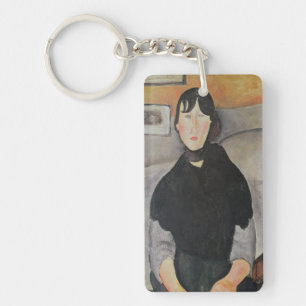 Porte-clés Jeune femme des personnes