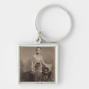 Porte-clés Jeune fille birmanne, c.1875