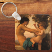 Porte-clés Jeune fille se défendant contre l'Amour de Bouguer (Recto)