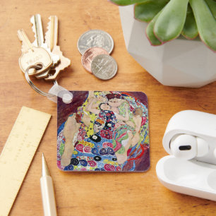 Porte-clés Jeune fille (Vierge), Gustav Klimt, Art nouveau vi