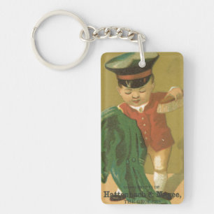 Porte-clés Jeune garçon Brossage du manteau Porte - clé Ephem