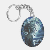 Porte-clés Jeune Méduse jolie par la Lune & l'Océan (Devant gauche)