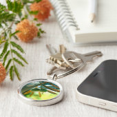 Porte-clés Jeune olive sur une branche (Côté)