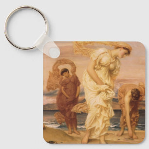 Porte-clés Jeunes Filles Grecques Ramassant des Cailloux de L