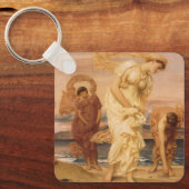 Porte-clés Jeunes Filles Grecques ramassant des galets by Lor (Recto)