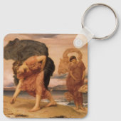 Porte-clés Jeunes Filles Grecques ramassant des galets by Lor (Dos)