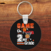 Porte-clés Jeux De Basket De 2E Année Retour À La Seconde Éco (Recto)