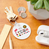 Porte-clés Jeux de casino d'éléments de jeu