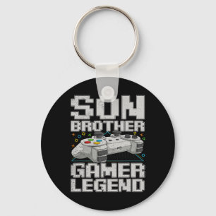 Porte-clés Jeux Vidéos Vintages Pour Garçons Brother S
