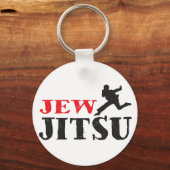Porte-clés Jew Jitsu - Drôle humour juif (Recto)