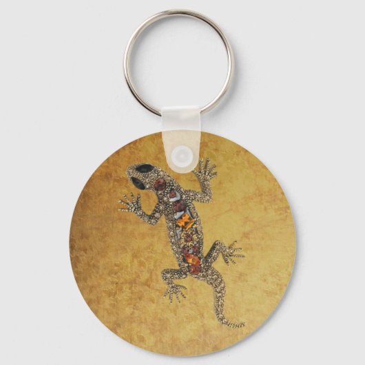 Porte-clés Jewel Lézard cuir (091-013) (Recto)