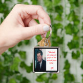 Porte-clés JFK et Ne pas demander de devis (main)