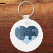 Porte-clés Jigsaw Heart Keychain (Recto)