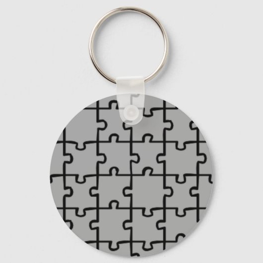 Porte-clés Jigsaw Puzzle Pièces Motif 4 (Recto)