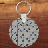 Porte-clés Jigsaw Puzzle Pièces Motif 4 (Recto)